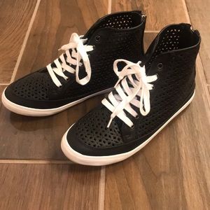 Cute Black Hi-Tops
